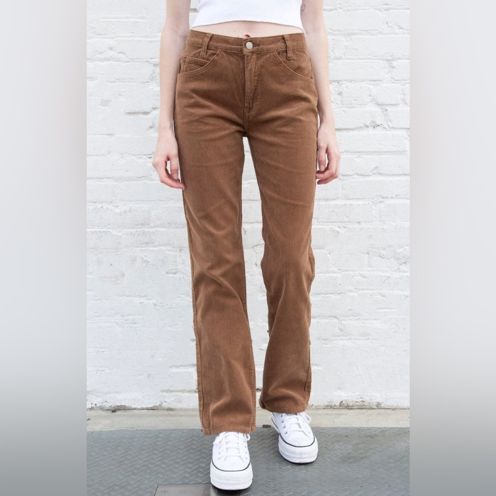 Brandy melvile brown  jade corduroy pants